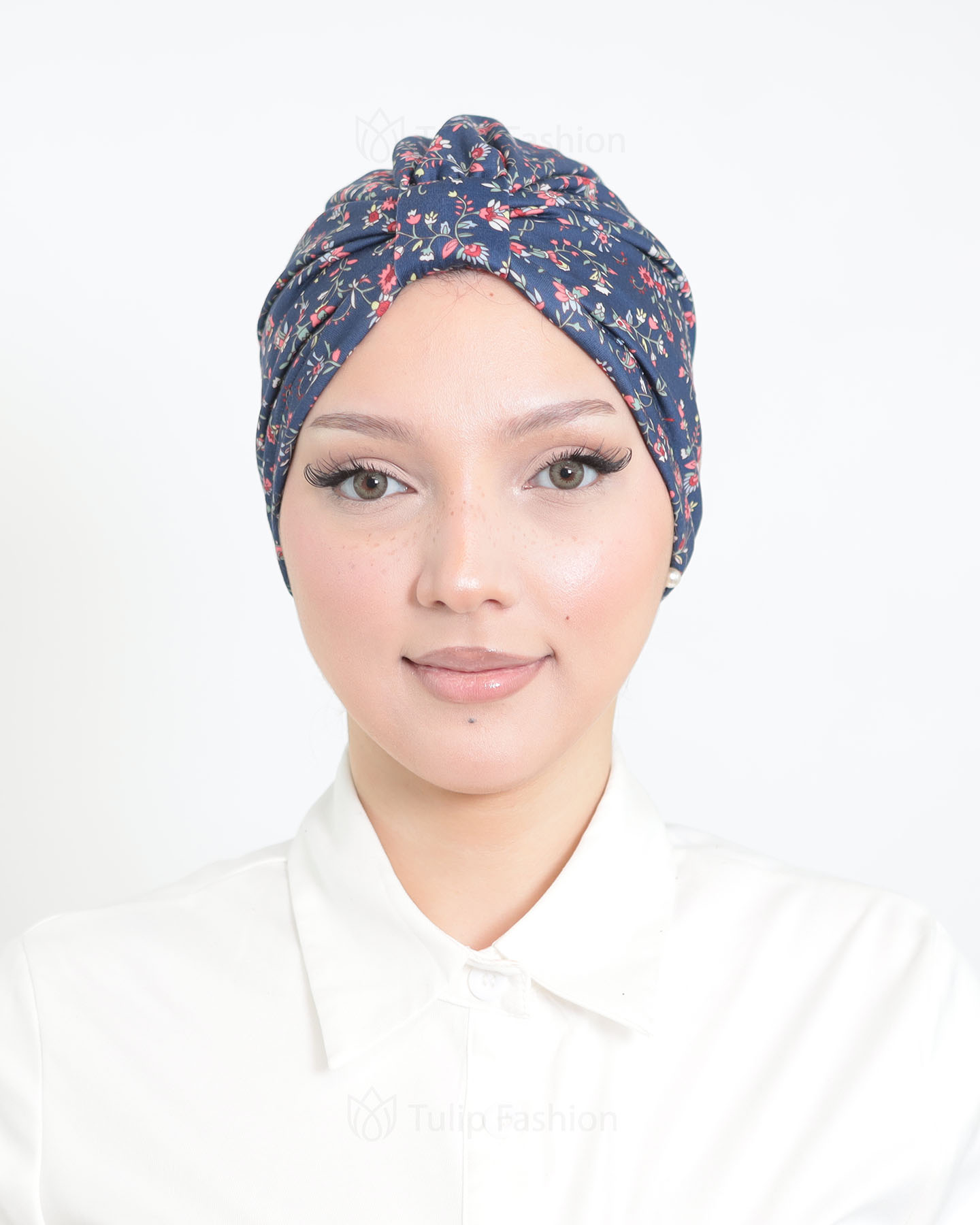 Turban - Hazel - Mörkblå