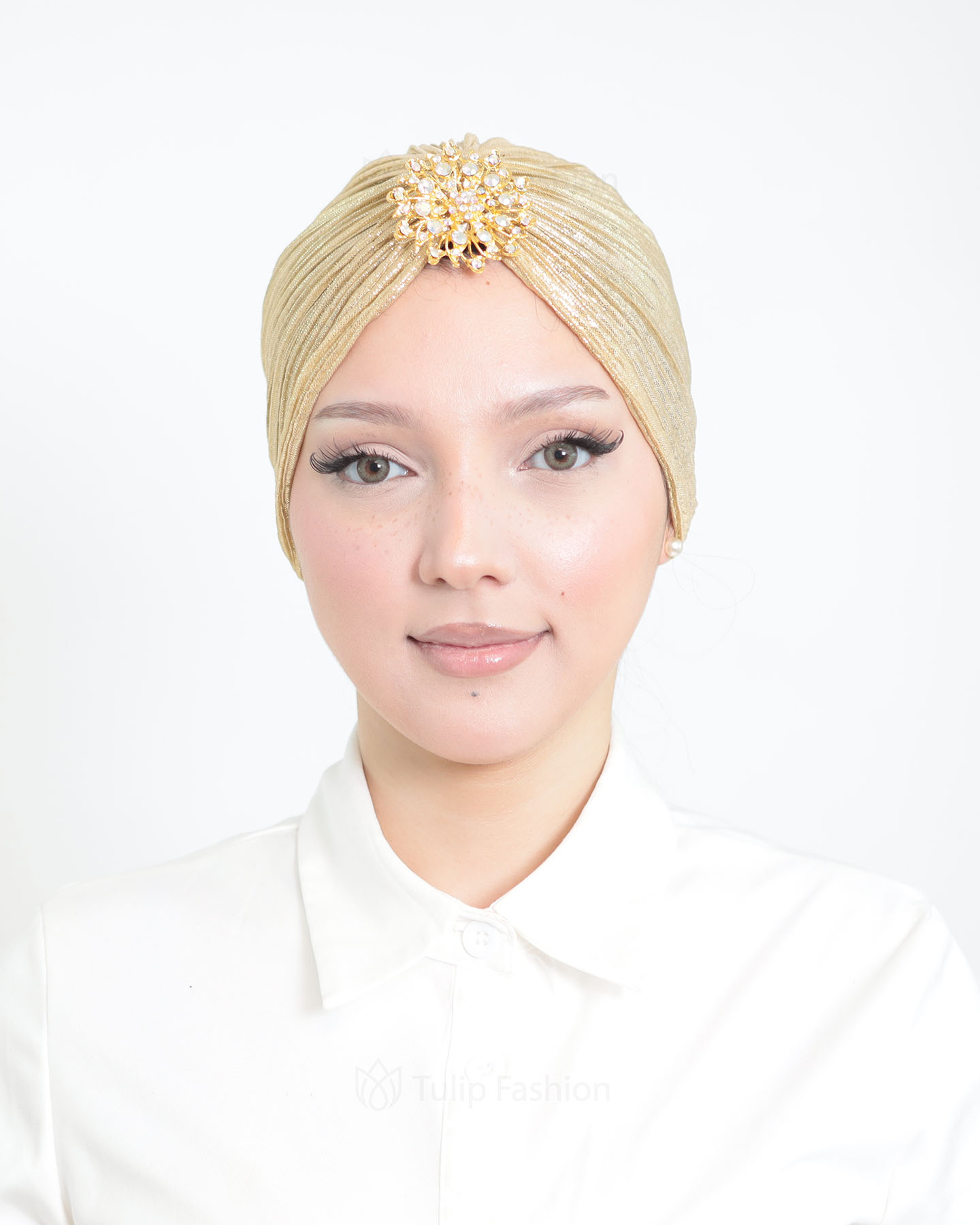 Turban - Evelyn - Guld