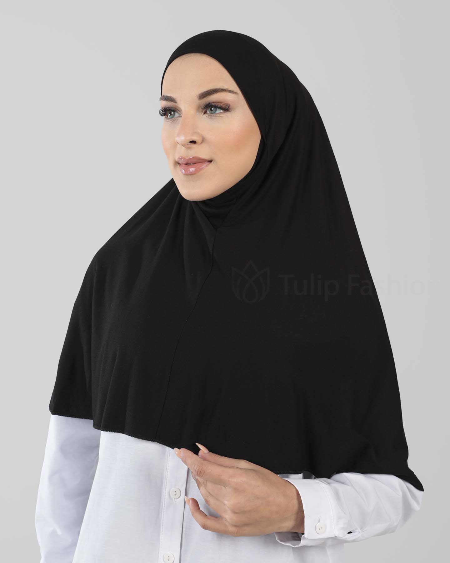 Hijab - Al Amira X-Large - En del - Svart