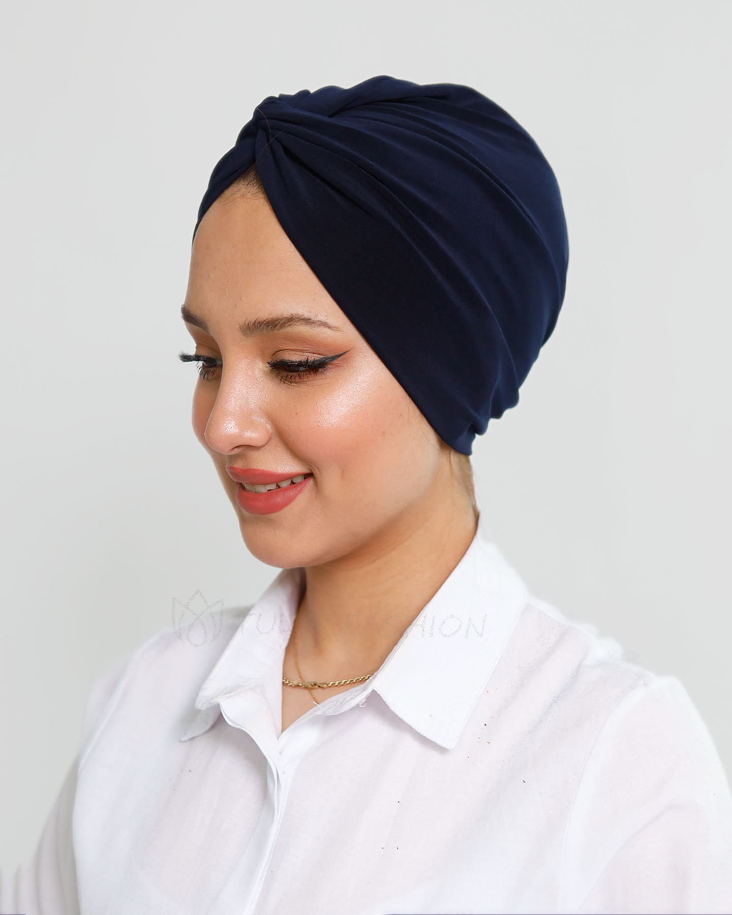 Turban - Olivine - Midnattsblå