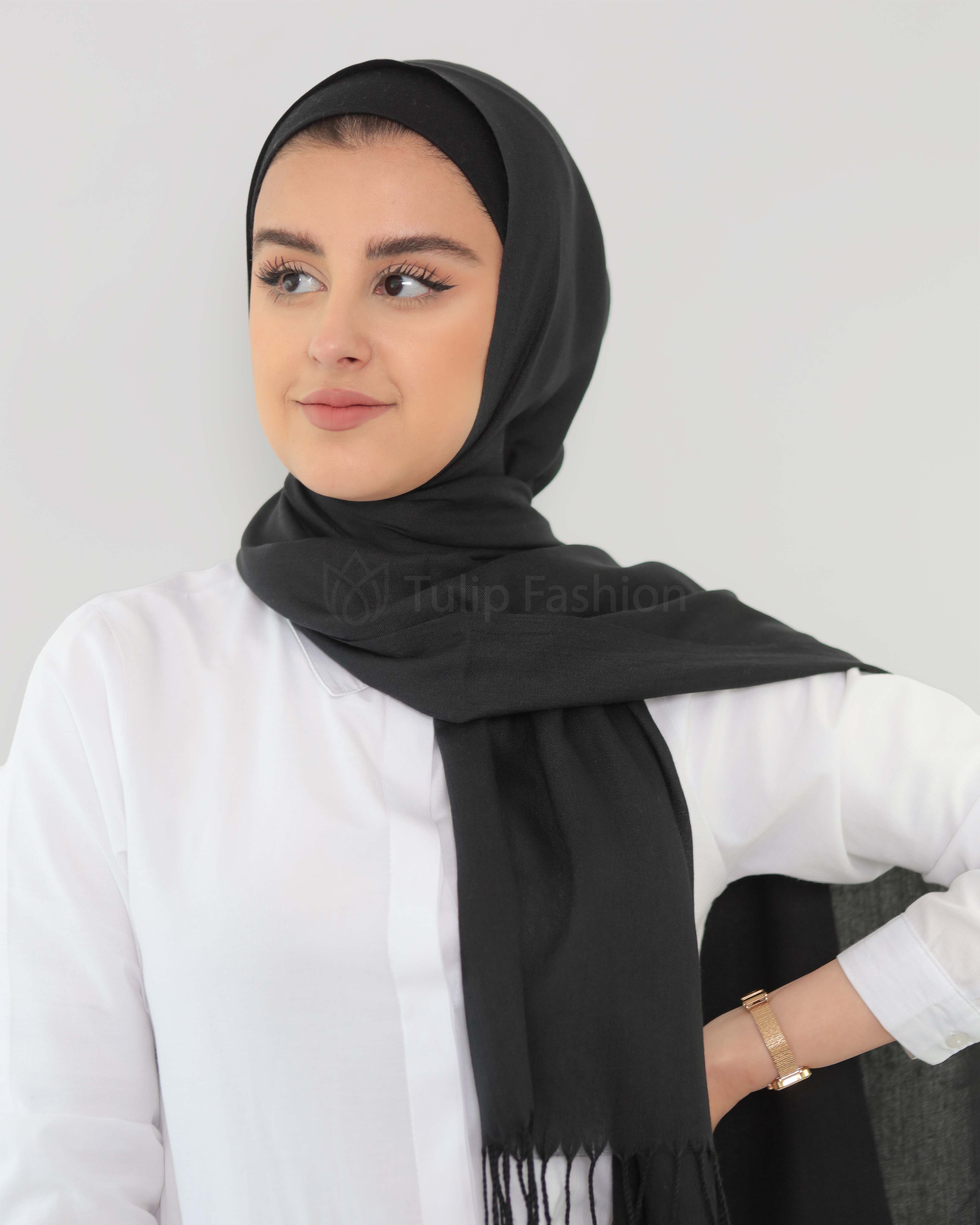 Hijab - Pashmina - Svart