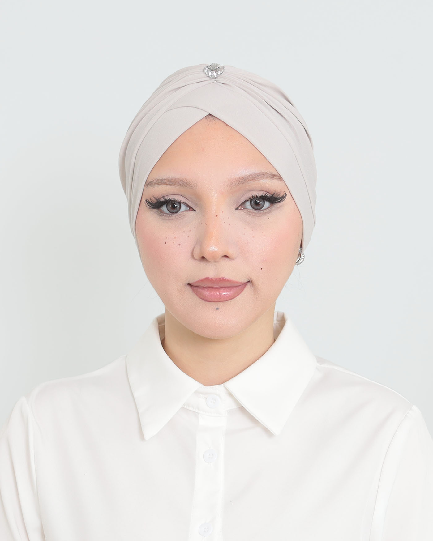 Turban - Belle - Pärlvit