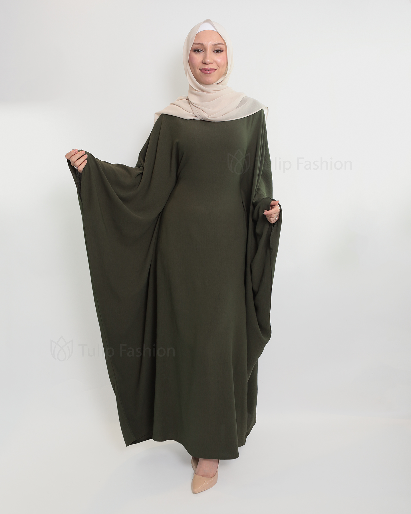 Amani Abaya - Olivgrön