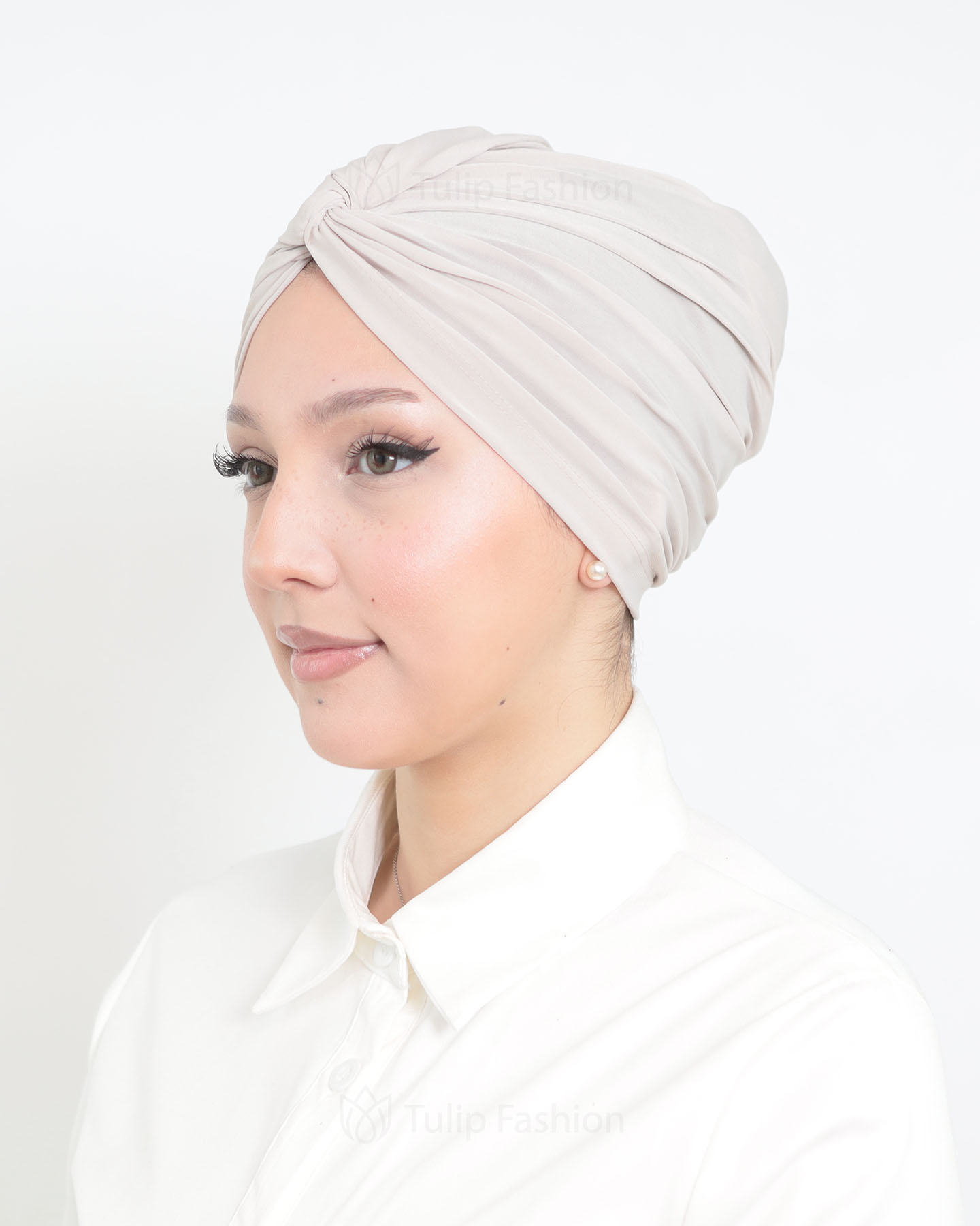 Turban - Olivine - Pärlvit
