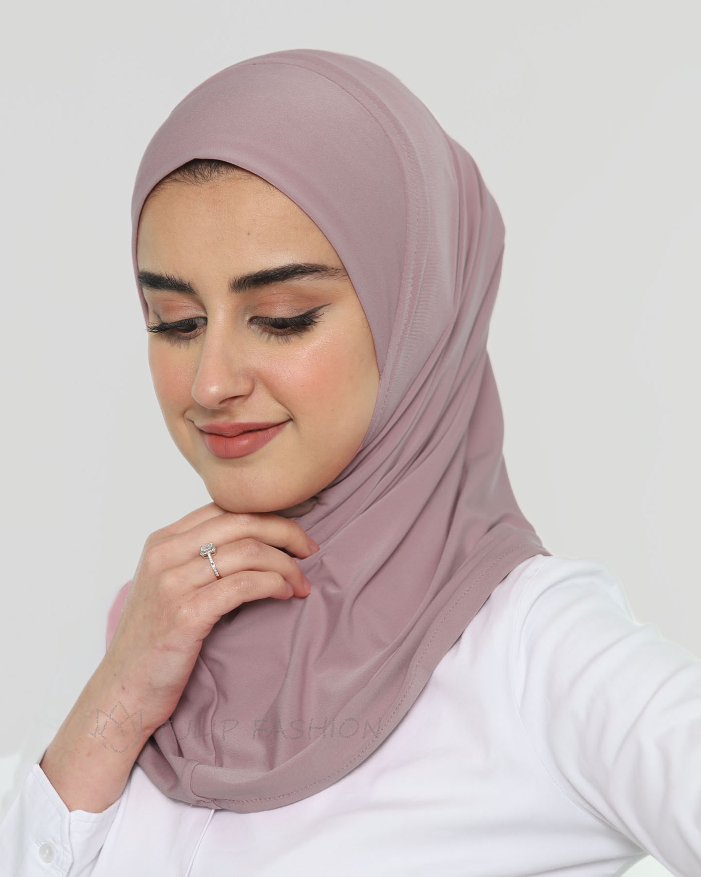 Hijab - Al Amira Lycra - En del - Mauve