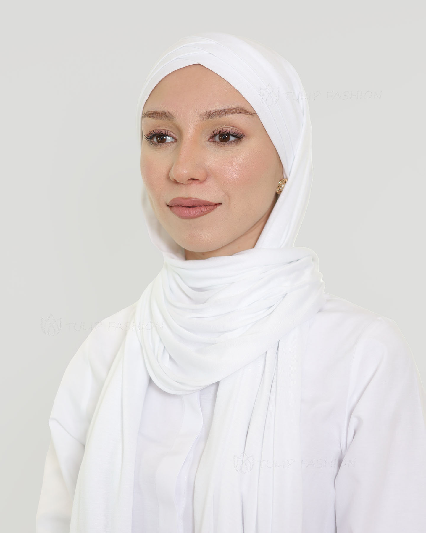 Hijab - Instant Jersey Cross - Vit