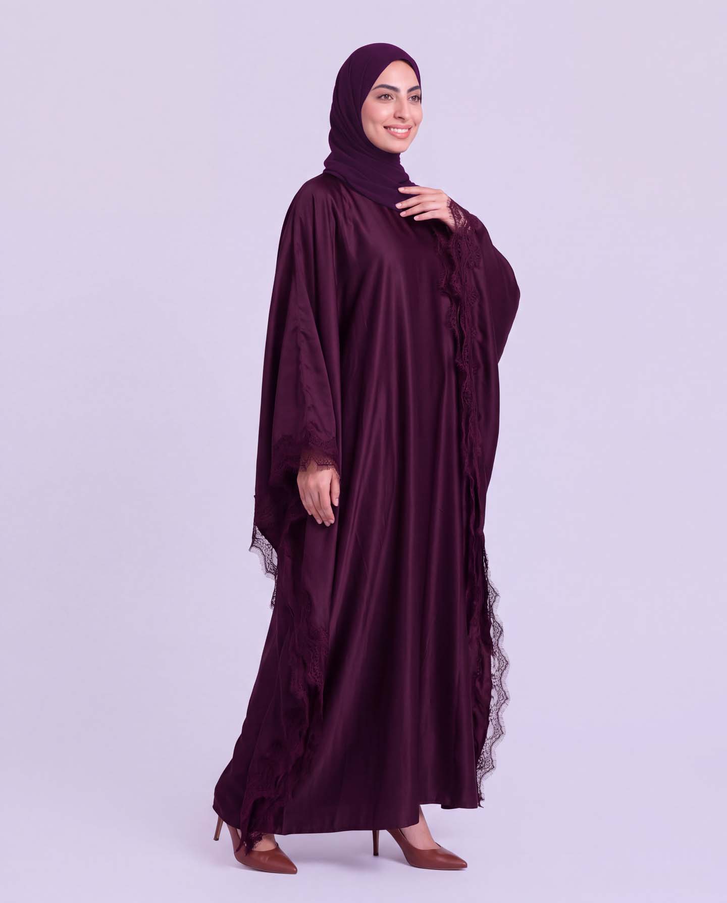Butterfly Abaya - Lila